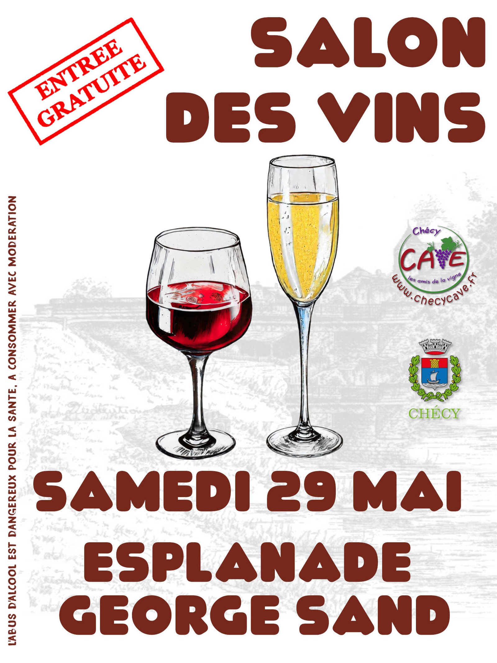 Affiche Salon des vins de Chécy 2027