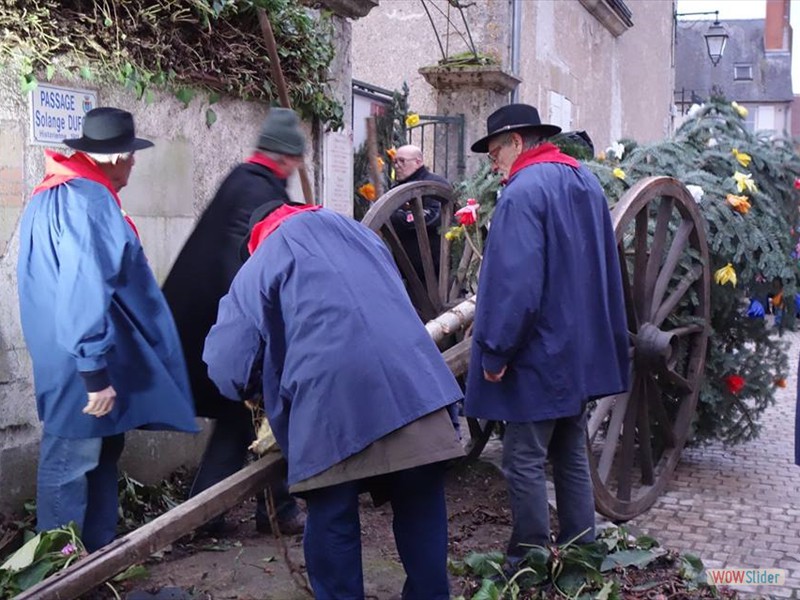 L'arrivée du sapin...